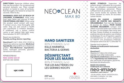 237ml Label (Neo Clean 237ml 8floz)